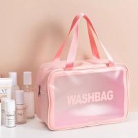 ราคา Washbag กระเป๋าใส่เครื่องสำอาง กระเป๋าใส่ของใช้ กระเป๋าอเนกประสงค์ กันน้ำ กระเป๋าเดินทางเครื่องสำอางแบบพกพา pvc กระเป๋าเครื่องสำอางโปร่งใส พกพาสะดวก (19531281384)