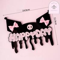 ราคา โมเดล Sanrio คุโรมิ Kuromi ตุ๊กตาวันเกิด สำหรับตกแต่งเค้ก แต่งเค้ก (20927478746)