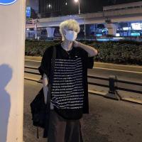 ราคา cod S 8XL Fashion Brand Short Sleeve T Shirt Full Letter For Casual Korean Men And Women Casual New Summer uu9 (23015733012)