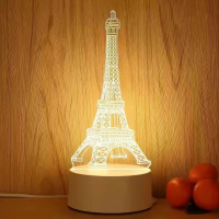 ราคา โคมไฟตั้งโต๊ะ ไฟติดห้องนอน ไฟ led ของตกแต่งห้อง ของขวัญ ครบรอบ 3D (19684060320)