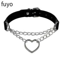 ราคา สร้อยคอผู้หญิงสีดำ Punk Choker COLLAR necklace PU Leather Goth Choker สร้อยคอ pendientes เที่ยวกลางคืนเซ็กซี่ Gothic Femme (23187091053)