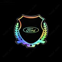 ราคา Car Body Color Laser Decoration Car Logo Stickers Are Noble and Dazzling for ford ranger ecosport focus 5d kuga fiesta t6 t7 t8 territory everest ka fusion Accessories (20563836295)