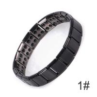 ราคา 7สีผู้ชายเหล็กไร้สนิมสายรัดข้อมือผู้ชายพลังงานเพื่อสุขภาพBalance Germaniumสร้อยข้อมือแม่เหล็ก (895418429)
