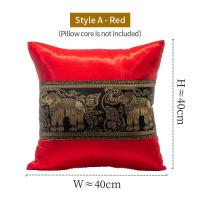 ราคา หมอนทรงไทย หมอนข้างลายช้าง หมอนอิงเก้าอี้โซฟา มีหลายสีให้เลือก เบาะรองนั่งโซฟา หมอนอิงโซฟาสไตล์ไทย สำหรับประดับร้านนวดไทย โรงแรมสไตล์ไทยโบราณ (21814527670)