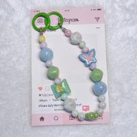 ราคา พร้อมส่ง สายคล้องโทรศัพท์มือถือ สายคล้อง Baby three สายคล้องข้อมือพวงกุญแจลูกปัด สายจับลูกปัดไข่มุก (22873518419)