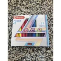 ราคา สีไม้ ดินสอสี พรีเมี่ยม 4 0 ตราช้าง Elephant 12สี และ 24สี แถมกบเหลา พร้อมส่ง US Station (19796597460)
