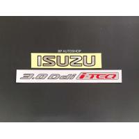 ราคา สติ๊กเกอร์ ISUZU 3 0 DDI ITEQ แดง ติดฝาท้าย ISUZU D MAX ปี 2007 (2416586133)