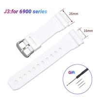 ราคา Qinband สายรัดนาฬิกาข้อมือซิลิโคน TPU 16มม สำหรับ Casio G Shock DW 5600 6900 9052ชุดเครื่องประดับผู้ชายสร้อยข้อมือกีฬาเรซิน Tali Jam Tangan Karet กันน้ำ (18277914621)