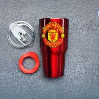ราคา แก้วน้ำเก็บความเย็น ขนาด 30ออนซ์ ลายทีมฟุตบอล แถมฟรี ยางซิลิโคนรองก้นแก้ว (21887939868)