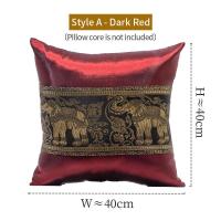 ราคา หมอนทรงไทย หมอนข้างลายช้าง หมอนอิงเก้าอี้โซฟา มีหลายสีให้เลือก เบาะรองนั่งโซฟา หมอนอิงโซฟาสไตล์ไทย สำหรับประดับร้านนวดไทย โรงแรมสไตล์ไทยโบราณ (21814527671)