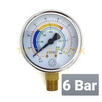 ราคา เกจวัดแรงดัน Pressure Gauge SUMO หน้าปัด 2 5 63mm เกลียวออกล่าง BSPT 1 4 ขนาด 0 6 Bar (1692068845)