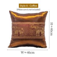 ราคา หมอนทรงไทย หมอนข้างลายช้าง หมอนอิงเก้าอี้โซฟา มีหลายสีให้เลือก เบาะรองนั่งโซฟา หมอนอิงโซฟาสไตล์ไทย สำหรับประดับร้านนวดไทย โรงแรมสไตล์ไทยโบราณ (21814527672)