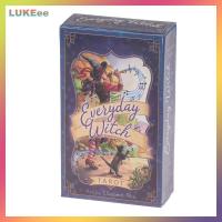 ราคา LUKEee ไพ่ทาโรต์ไพ่ทาโรต์หนังสือภาษาอังกฤษ everyday Witch TAROT cards Tools (22946626896)