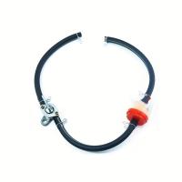 ราคา 6MM รถจักรยานยนต์ Dirt BIKE ATV สกู๊ตเตอร์การใช้ถังวาล์ว Petcock สวิทช์กรองภายในเบนซินเบนซินท่อสายคลิป 50 200CC (22955088609)