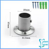 ราคา Easy ตัวรับราว บล๊อครับราว แป้นยึดราว สแตนเลส กลม 16มม 19มม 22มม 25มม 32 มม สำหรับตู้เสื้อผ้า ราวผ้าม่าน Closet Rod Brackets (22138795626)