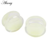 ราคา Alisouy 2 PCS Piercing Glow In Dark Acrylic Ear Plugs Tunnel Flesh Expander Plugs and Tunnels Ear Plug Piercing Body Piercing Jewelry (9360189843)