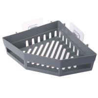 ราคา 1ชิ้นชั้นวางพลาสติกติดผนังแบบไม่เจาะติดชั้นวางทรงสามเหลี่ยมสำหรับห้องน้ำที่ใส่อุปกรณ์อาบน้ำเข้ามุมชั้นวางของพลาสติกจัดระเบียบบ้าน (22914911002)