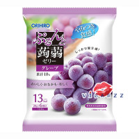 ราคา รส Grape องุ่นม่วง Orihiro Jelly 120g 20g x 6 ชิ้น โอริฮิโระ เยลลี่บุกผสมกับน้ำผลไม้เข้นข้นจากประเทศญี่ปุ่น แคลลอรี่ต่ำ ทานง่าย เพียงฉีกจากซอง (21738340406)