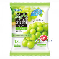 ราคา รส Muscat องุ่นเขียว Orihiro Jelly 120g 20g x 6 ชิ้น โอริฮิโระ เยลลี่บุกผสมกับน้ำผลไม้เข้นข้นจากประเทศญี่ปุ่น แคลลอรี่ต่ำ ทานง่าย เพียงฉีกจากซอง (21738205750)