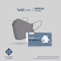 ราคา พร้อมส่ง Welcare 3D WF 99 หน้ากากอนามัยทางการแพทย์ แบบกล่อง จำนวน 50 ชิ้น สีขาว (21589820201)