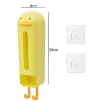 ราคา ถุงเท้ากางเกงในรูปทรงเพนกวินลายการ์ตูนกล่องติดผนังดึงออกตู้เสื้อผ้าใช้ในครัวเรือนกล่องเก็บของที่ใส่กางเกงชั้นในประหยัดพื้นที่ (22154466368)