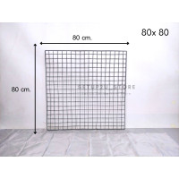 ราคา ตะแกรง DIY ตะแกรงอเนกประสงค์ ตะแกรงเหล็กชุบพลาสติก ตะแกรงติดผนัง ตะแกรงแขวนสินค้า สีขาว สีดำ มีหลายขนาด (9771948584)