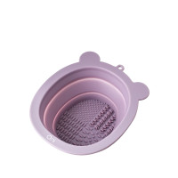 ราคา Oni Brush Cleansing Bowl ชามซิลิโคนล้างแปรงแต่งหน้า พับได้ (22751673833)