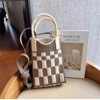 ราคา กระเป๋าถือมือถือถักแบบสะพายข้าง กระเป๋าสะพายไหล่แบบถักขนาดเล็กสำหรับผู้หญิง ดีไซน์เกาหลี กระเป๋าสี่เหลี่ยมเล็ก กระเป๋าสะพายข้างแบบสะพายไหล่แบบสะพายข้างแบบถัก (23223759591)