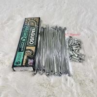 ราคา ซี่ลวดหน้า หลังWAVEทุกรุ่น 9x184 9x157YAGUSOแท้ชุบโครเมี่ยมอย่างดี (23359078507)