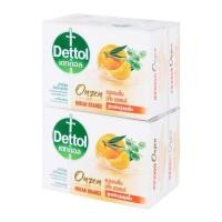 ราคา สบู่ เดทตอล Dettol สบู่ก้อน แอนตี้แบคทีเรีย ปกป้องกลิ่นกาย เดทตอล 60 กรัม 1 แพ็ค 4 ก้อน (22987108061)