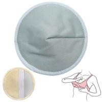 ราคา แพคคู่ แผ่นซับน้ำนมแม่ แบบซักได้ ผ้าใยไผ่นุ่ม มีชั้นกันน้ำ NanaBaby Washable Breast Pads (643424201)
