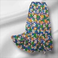 ราคา กระโปรงยาว กระโปรงผ้าต่อ กระโปรงมัดย้อม สไตล์โบว์ฮีเมึ่ยน (23044764594)