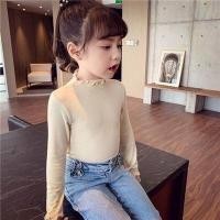 ราคา พร้อมส่งในไทย เสื้อแขนยาว คอเต่า สีพื้น ผ้าร่องยืด แบบนิ่ม สไตล์เกาหลี ผ้าบาง (17168441995)