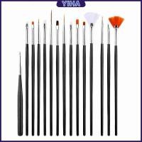 ราคา Yiha ชุดพู่กันอะคริลิค พู่กัน พู่กันสีน้ำ สําหรับตกแต่งเล็บเจล 15 ชิ้น พู่กันหัวเล็ก Nail brush (19002071237)