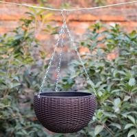ราคา Spring Homeกระถางแขวนแบบรังผึ้ง มีสไตล์และเรียบง่าย กระถางแขวนตะกร้าหวายเทียม แขวนอยู่ กระถางแขวนตะกร้า เนื้อหวาย (22696282518)
