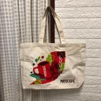 ราคา เนสกาแฟ กระเป๋าผ้ารักษ์โลก ผ้าดิบแคนวาส มีสองลาย (22784157540)
