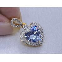 ราคา จี้เพชรหัวใจงาน cz แท้ สวยงาม จี้แฟชั่น เพชร cz เล็ก ชุบทองไมครอน หน้าขาว ราคาถูก (23067205441)