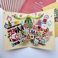 ราคา พร้อมส่ง การ์ดคริสต์มาส Pop up 3D พร้อมซอง Ready to ship Christmas card w envelope (23186796299)