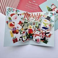 ราคา พร้อมส่ง การ์ดคริสต์มาส Pop up 3D พร้อมซอง Ready to ship Christmas card w envelope (23186796300)