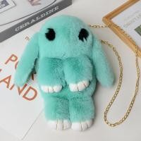 ราคา กระเป๋าหนังสัตว์ขนกระต่ายปลอม ทรงสี่เหลี่ยม กระเป๋าสะพายข้างโซ่ ทรงสามเหลี่ยม วัสดุ PU สำหรับผู้หญิง (23152531636)