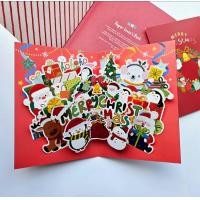 ราคา พร้อมส่ง การ์ดคริสต์มาส Pop up 3D พร้อมซอง Ready to ship Christmas card w envelope (23186796301)