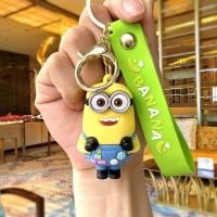 ราคา น่ารักอะนิเมะ Minions พวงกุญแจของเล่นการ์ตูนจี้ 1 Dollar รายการของขวัญคริสต์มาสสําหรับเพื่อนกระเป๋าพวงกุญแจบนโทรศัพท์ (23179023257)