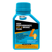 ราคา Bendix น้ำมันเบรคสังเคราะห์แท้ DOT4 รถยนต์ มอเตอร์ไซค์ 200mL 500mL Brake Fluid (12700099724)