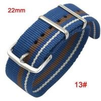 ราคา 18 มิลลิเมตร 20 มิลลิเมตร 22 มิลลิเมตรขีปนาวุธทนทานทหารไนล่อนนาฬิกาวงกองทัพกีฬานาโตผ้าไนล่อนสายนาฬิกาข้อมืออุปกรณ์เสริมสำหรับ 007 เจมส์บอนด์สายนาฬิกา (404315003)