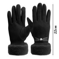 ราคา ถุงมือหนาอุ่นฤดูหนาวสำหรับผู้หญิงผู้ชายขี่จักรยานสกีกลางแจ้งกันลมถุงมือบุนุ่มแมวปักทัชสกรีน (23067399471)