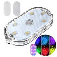 ราคา 1ชิ้นไฟเก๋ง LED เซ็นเซอร์สัมผัสโคมไฟในรถโคมไฟติดเพดานไฟอ่านหนังสือไฟตกแต่งรถไฟเก๋งหลังคา (23030726765)