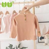 ราคา 27KIDS เสื้อเชิ้ตเด็ก เสื้อเชิ้ตแขนยาวชายและหญิงเกาหลี เสื้อคอเต่าแฟชั่น เสื้อเชิ้ตเด็กผู้หญิง (23256104371)