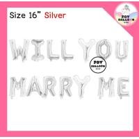 ราคา ลูกโป่งขอแต่งงาน Marry Me Will You Marry Me ขนาด 16 นิ้ว ส่งเร็วจากกรุงเทพ ลูกโป่งฟอยล์ตัวอักษร (22025790673)