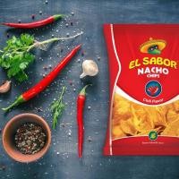 ราคา El Sabor Nacho Chips Chili แผ่นข้าวโพดอบกรอบ 225 กรัม (574010753)