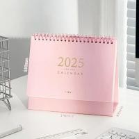 ราคา 2025 Desk Calendar Monthly Planner Vintage Paper Design Office Table Organizer Desktop Schedule Retro Punch Card Daily Planner (22884052829)
